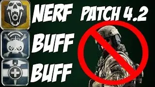 Rainbow Six Siege Patch 4.2, Black Beard Nerf, Twitch & Doc Buff, Claymores & Grenades Heavy Barrel
