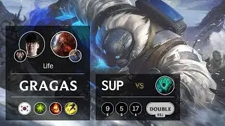 Gragas Support vs Thresh - KR Challenger Patch 9.24