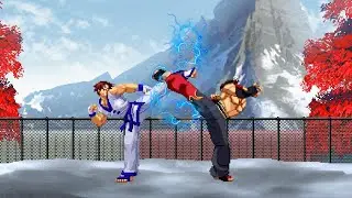 Kim Kaphwan Vs Jin Kazama - The King of Fighters X TEKKEN
