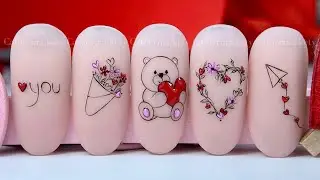 Valentine's Nail Art|Easy Valentine's Day Nail Design|Unghie per San Valentino|Madam Glam ❤️