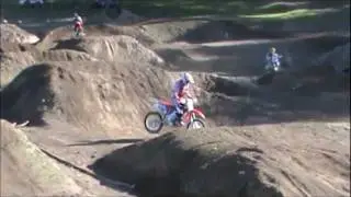 2009 WORCS Champion Beau Baron playing around on his dirt bike