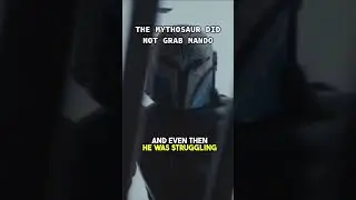 The Mythosaur DID NOT pull Mando