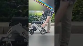 Intelligent Lightweight Electric Wheelchair, Portable Folding Carry Wheelchairs, Durable Wheelchair