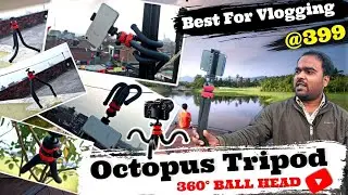 Octopus Tripod Unboxing || 12 inch, 360&deg; flexible free rotation ball head for Phone & Dslr Camera