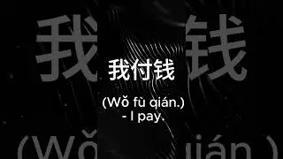 How to use the word 付 (f&ugrave;) #learningchinese #chinese #chineseeducation #hsk #basicchinese