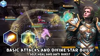 BIG SELF HEAL/ANTI BURST! DIVINE STAR AND BASIC ATTACK BUILD - ANDUIN Gameplay - Heroes of the Storm
