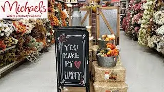 MICHAELS SHOP WITH ME FALL HARVEST DECOR IDEAS JULY WALK THROUGH 2018