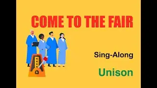 Come To The Fair (Martin) | A Major | 180 bpm | Sing-Along