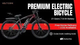 voltebyk laux premium electric bicycle 7.8 AH | Low price premium segment #ebike | COD available