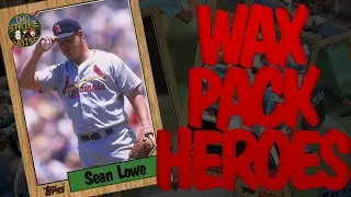 Wax Pack Hero with former MLB pitcher Sean Lowe