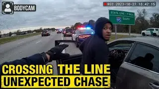 Bodycam: Routine Domestic Call Turns Into Multi-State Crisis