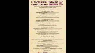 II. Tapu Sicili Hukuku Sempozyumu - 2. Oturum