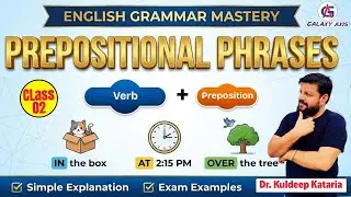 Prepositional Phrase Explained | Uses as Adjective, Adverb & Noun | English Grammar Class-2 #english