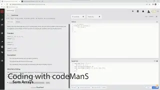 Codewars 8 kyu Sum Arrays JavaScript