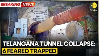 Telangana: Several Workers Feared Trapped As Roof Of Tunnel Collapses | BREAKING NEWS | WION