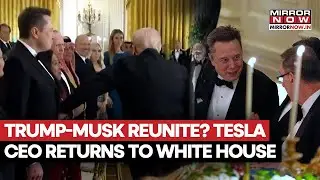 Трамп и Маск воссоединились: генеральный директор Tesla вернулся в Белый дом на ужин с наследным ...