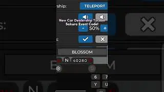 FREE $80.000 Code Sakura Event Update! Car Dealership Tycoon #cardealershiptycoon #roblox