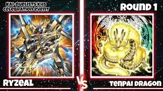Yu-Gi-Oh! - Ryzeal vs Tenpai Dragon | Kai-Duelists KHS Celebration Event Round 1 | OCG
