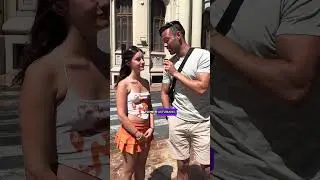 Who speaks Asturiano I wonder what she said 🤔 #fyp #foryou #asturias #streetinterview #publicinterv