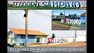 Teodoro Sampaio SP, centro da cidade