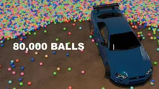 I Didn&rsquo;t Expect 80,000 Balls to Do THIS to Drifting Cars