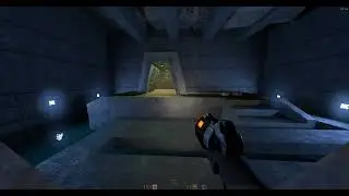Quake II RTX Unit 1 Base Area - ray tracing / ReShade / no sound / notarget