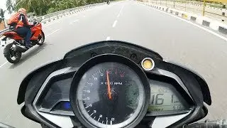 Apache RR 310 VS Pulsar NS 200 - HIGHWAY RACE!!!