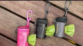 simpletome Dog Poop Bag Holder for Leash Belt