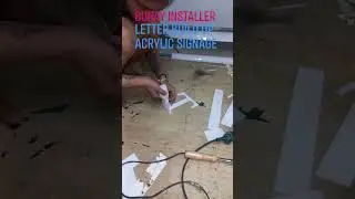 letter build up acrylic signage #printingcompany #buhayinstaller