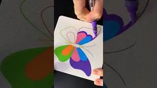 Flower Coloring That Feels So Good 🌸🎧 ASMR #Shorts #coloring #art
