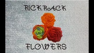 DIY Rick Rack Flowers