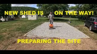 PREPARING A SITE LOCATION FOR A SHED