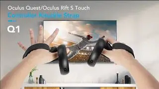 KIWI design Knuckle Strap for Oculus Quest/Oculus Rift S Touch Controller Accessories