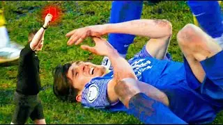 DRAMA! Referee loses control of the game | Manager accuses player of deliberate foul play | RED CARD