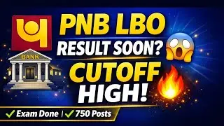 PNB LBO Result Update Today🔥 | Cutoff High Jayegi? 😱| Full Analysis | Job Talk With Didi ✨