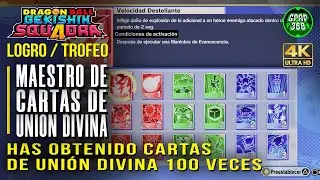 Dragon Ball Gekishin Squadra | Logro / Trofeo: Maestro de Cartas de uni&oacute;n divina (Cartas divinas)