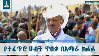 በአማራ ክልል የተቀናጀ የተፈጥሮ ሀብት ልማትና ጥበቃ ስራ በደቡብ ወሎ ዞን በአርጎባ ልዩ ወረዳ ተጀመረ | Arega Kebede | Amhara Region  |