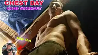 Chest Day Home Workout 💪 | New Haircut 🔥 RoshanAcharya181 
