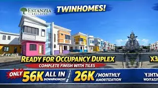 Ready For Occupancy 56k Allin downpayment!80-100sq mt.ESTANZIA ENCLAVES TWINHOMES.40min fr PITX NAIA