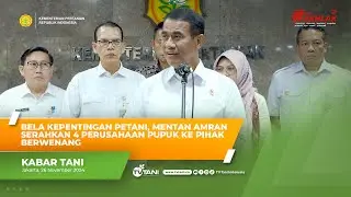 Langkah Tegas Mentan Amran Blacklist 4 Perusahaan Salurkan Pupuk Palsu