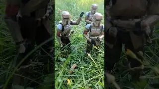 Scarif Trooper Behind The Scenes with Black Series Actionfigures #starwarstheblackseries #starwars