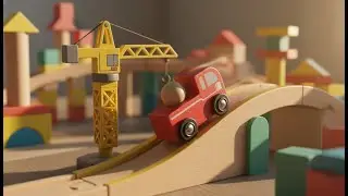 HABA Kullerb&uuml; Speed Run: Fire Truck vs Crane Mega City! 🚧 (Satisfying ASMR Crash 2026)