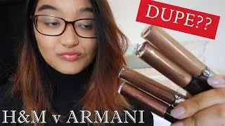 H&M v Armani - BATTLE OF THE LIQUID EYESHADOWS 2018