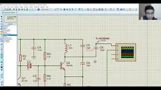 FM Transmitter simulation using proteus