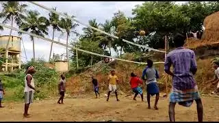 Vollyball playing slow-motion 