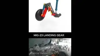 How MIG Fighter's Landing Gear Works ? #aviation #aviationengineering