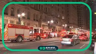 Fire breaks out at the Bellevue Hotel in Center City Philadelphia