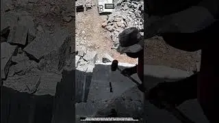Split Stone Blocks using Wedge and Sledgehammer | best for Clean Cuts #tool