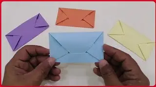 Easy Origami Envelope Tutorial | DIY Paper Envelope Making