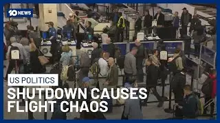 US Flight Chaos Worsens As Unpaid Aviation Staff Call In Sick During Shutdown | 10 News